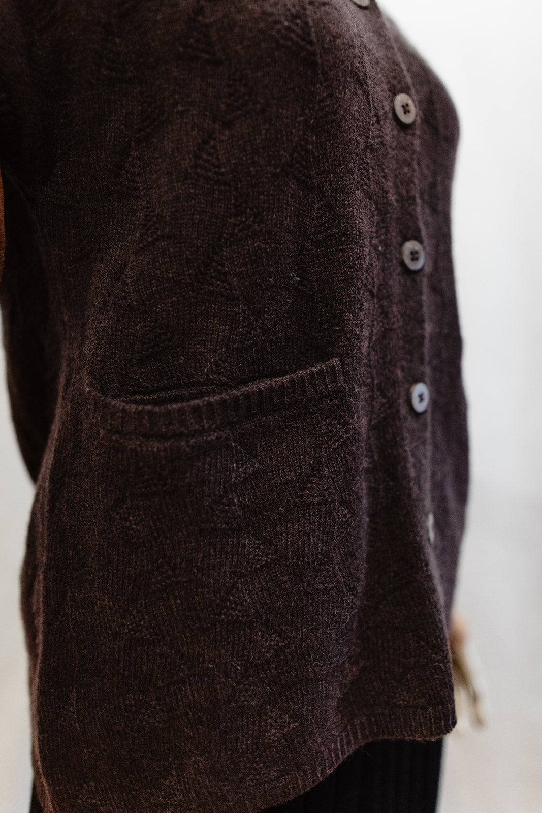 Mansted Komma Vest 'Dark Brown'