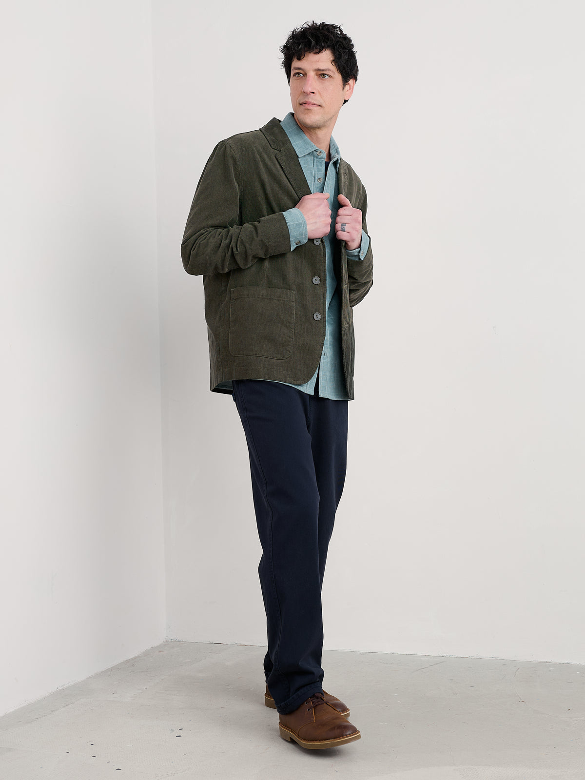 Seasalt Men's Plantsman Blazer in Woodland