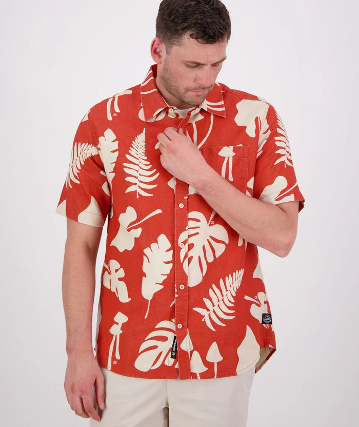 Men's Swanndri Forager S/S Shirt in Campfire