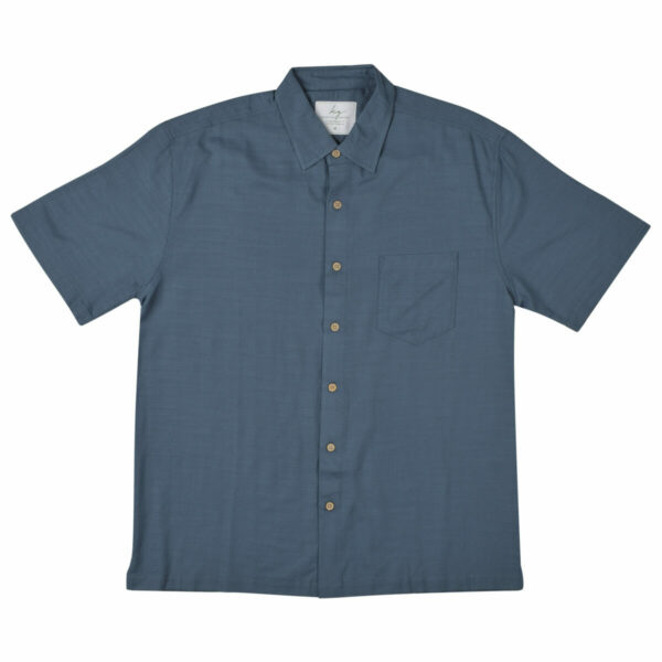 Bamboo SS Shirt Steel Blue