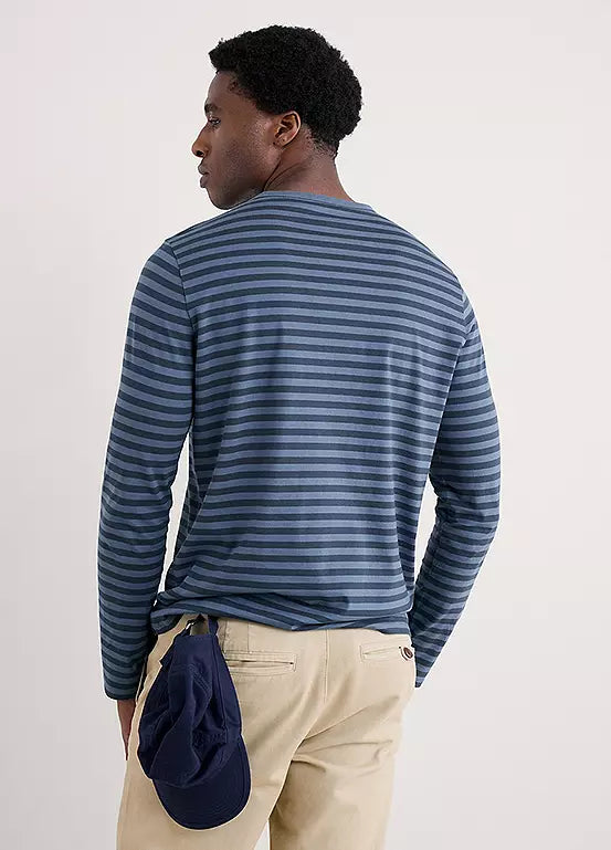Seasalt Men's Sailor Shirt - Mini Cornish Vintage Indigo