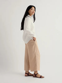 Merrivale Linen Culottes - Whelk