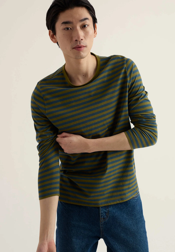Seasalt Men's Sailor Shirt in Mini Cornish Creek Sea Storm