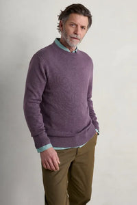 Seasalt Mens Moorstone Jumper in Mallow