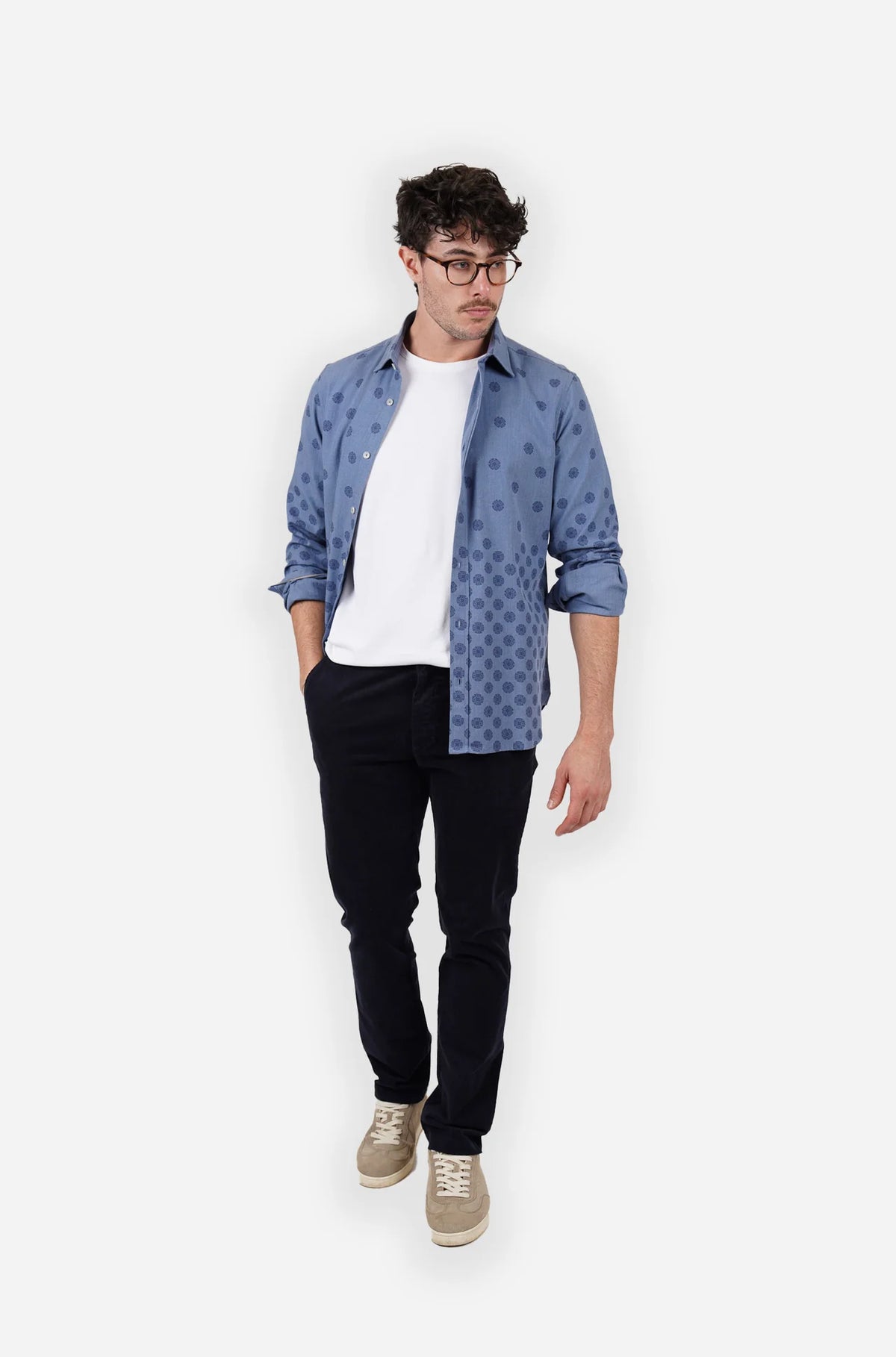 James Harper Navy Cords JHTR60
