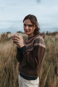 Eribe Alpine Short Sweater in Hazel