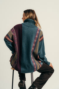 Eribe Montrose Cowl Sweater in Hunter