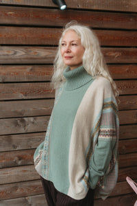 Eribe Montrose Cowl Sweater in Sage