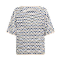 Pomme Eco Dashed Dot Tee in Sky