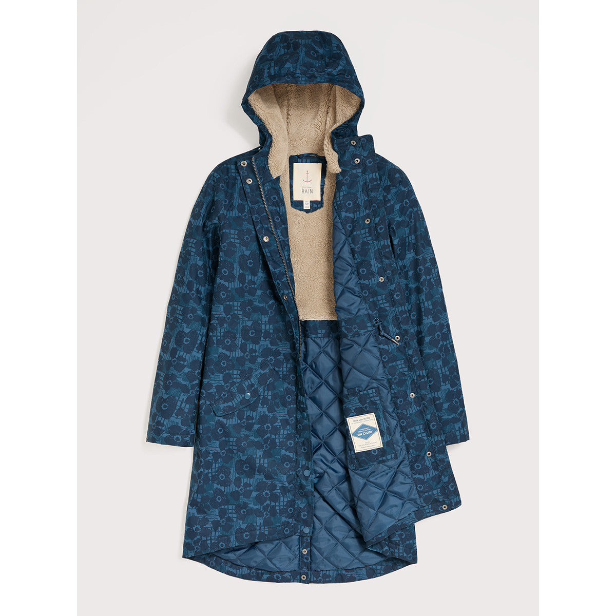 Seasalt Coat Plant Hunter 2 in Patchwork Bloom Squall