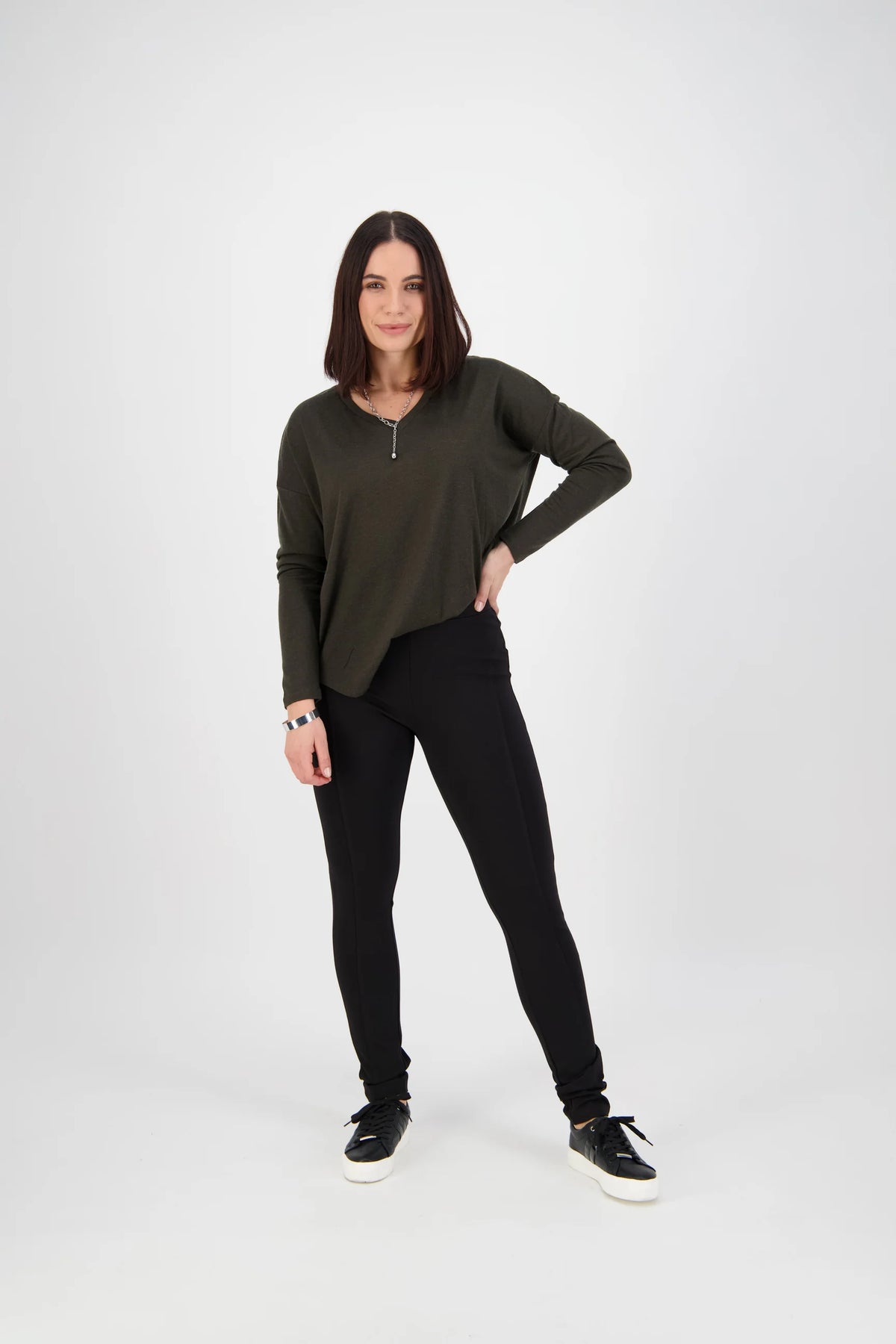 Vassalli 12106 Black Ponti Pants