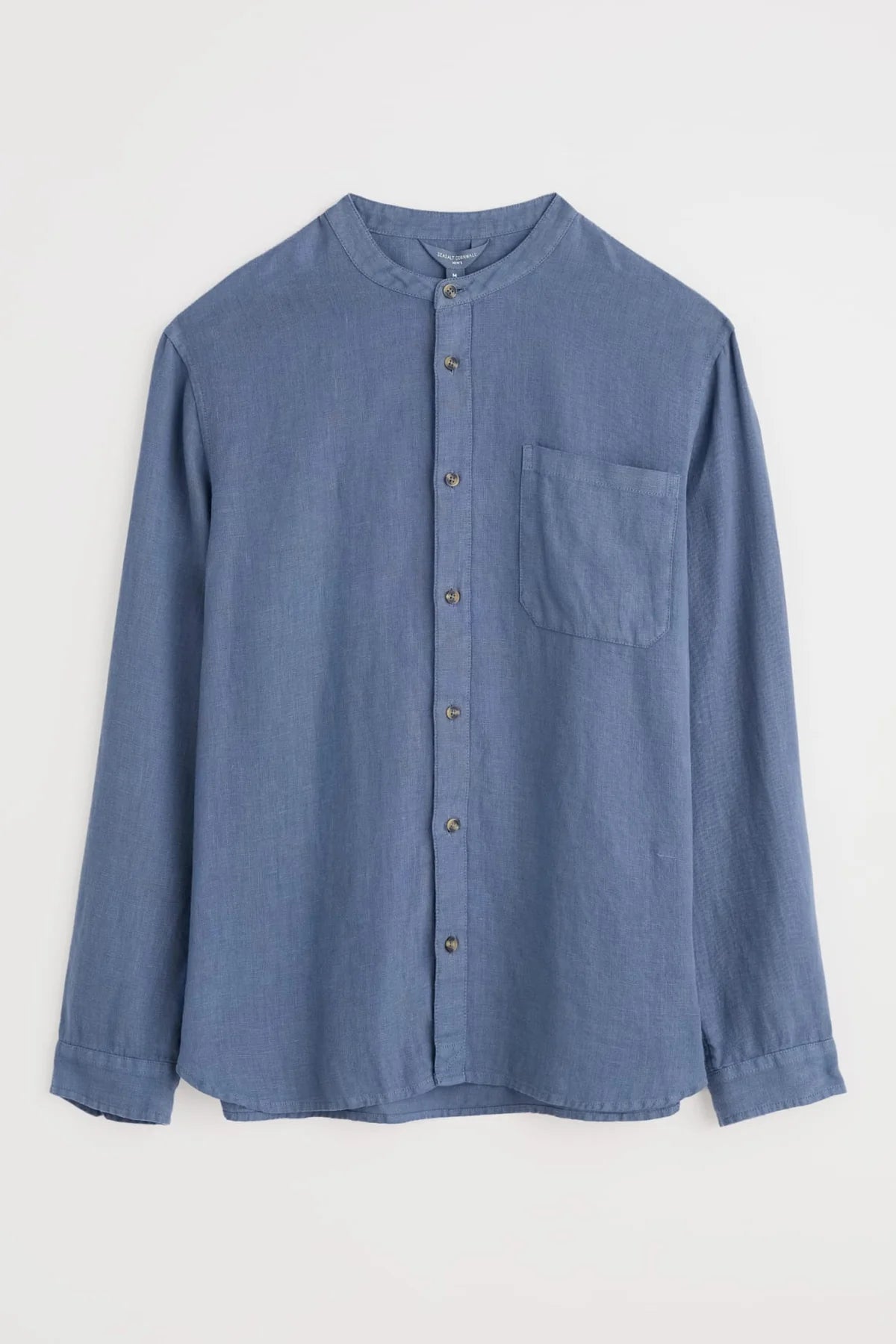 Seasalt Men's Porlock Shirt in Vintage Indigo