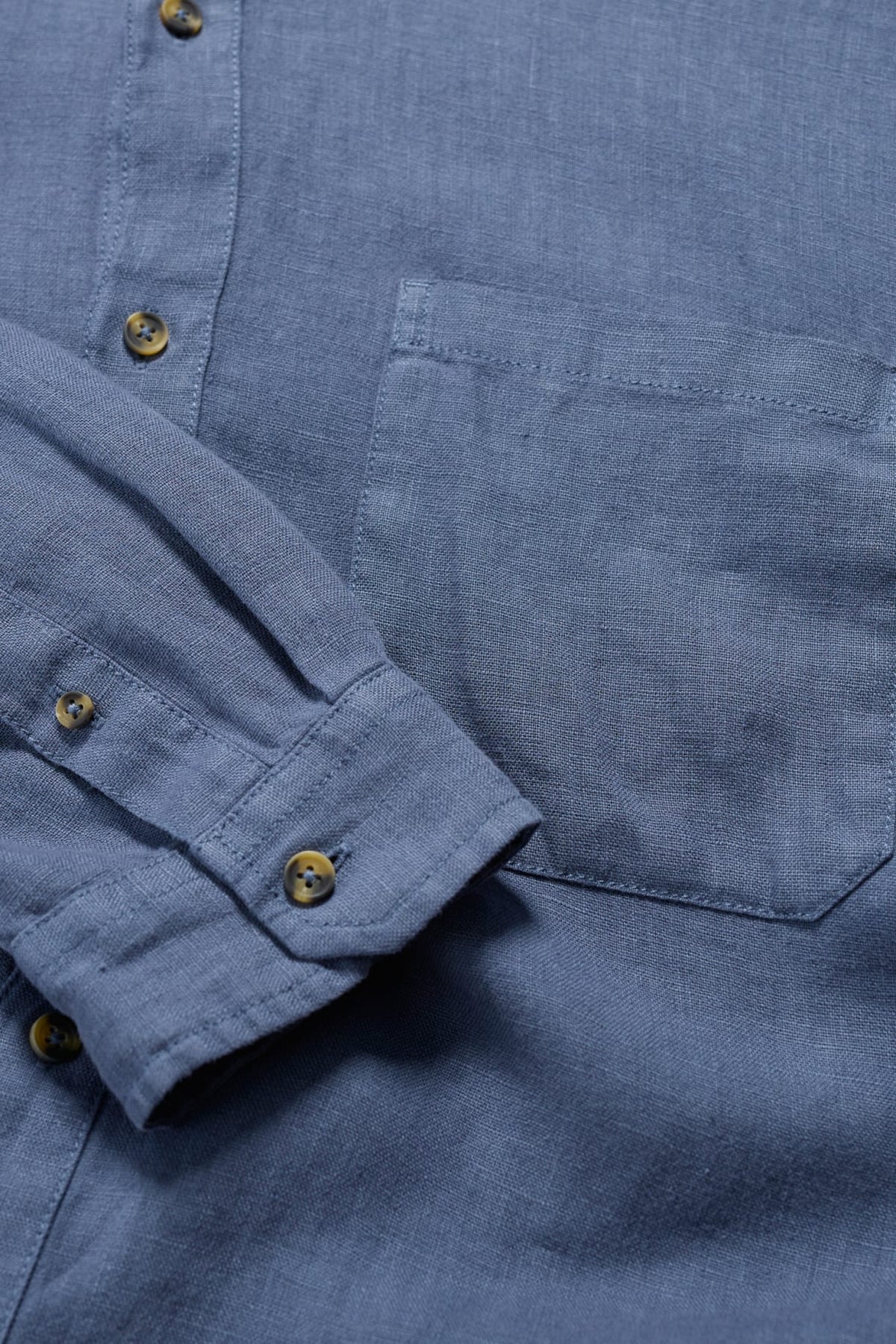Seasalt Men's Porlock Shirt in Vintage Indigo