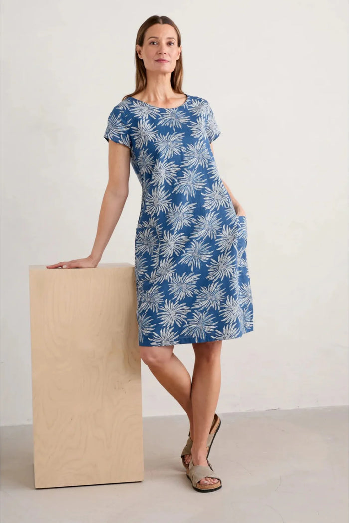 Seasalt River Cove Dress - Sea Flower Dark Voyage