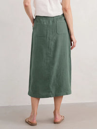 Seasalt Rosewell Farm Skirt - Dark Balsam