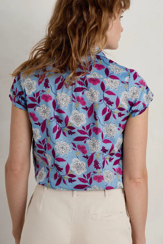 Seasalt Rushmaker Shirt - Stone Flower Saltwater