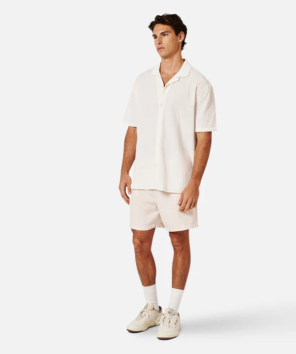 The Magna Short Sleeve Shirt in Off White