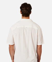 The Magna Short Sleeve Shirt in Off White