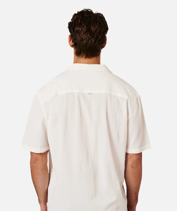 The Magna Short Sleeve Shirt in Off White