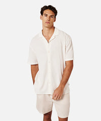 The Magna Short Sleeve Shirt in Off White