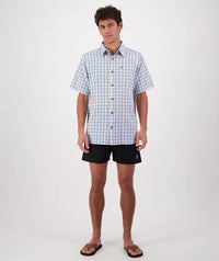 Men's Swanndri Russell Shirt in Nautical Check