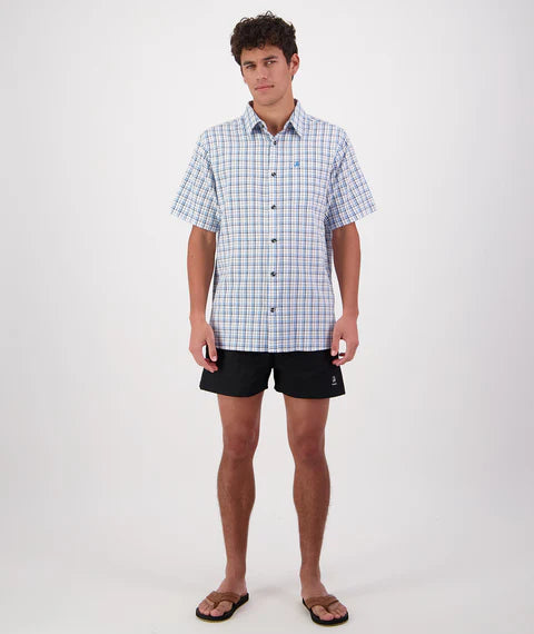 Men's Swanndri Russell Shirt in Nautical Check