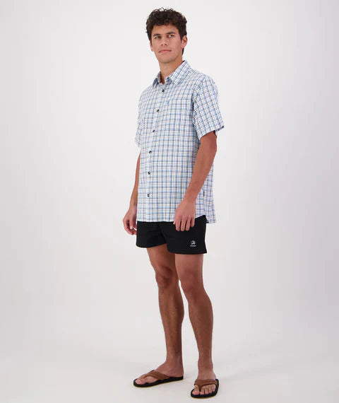 Men's Swanndri Russell Shirt in Nautical Check
