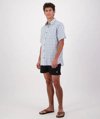 Men's Swanndri Russell Shirt in Nautical Check