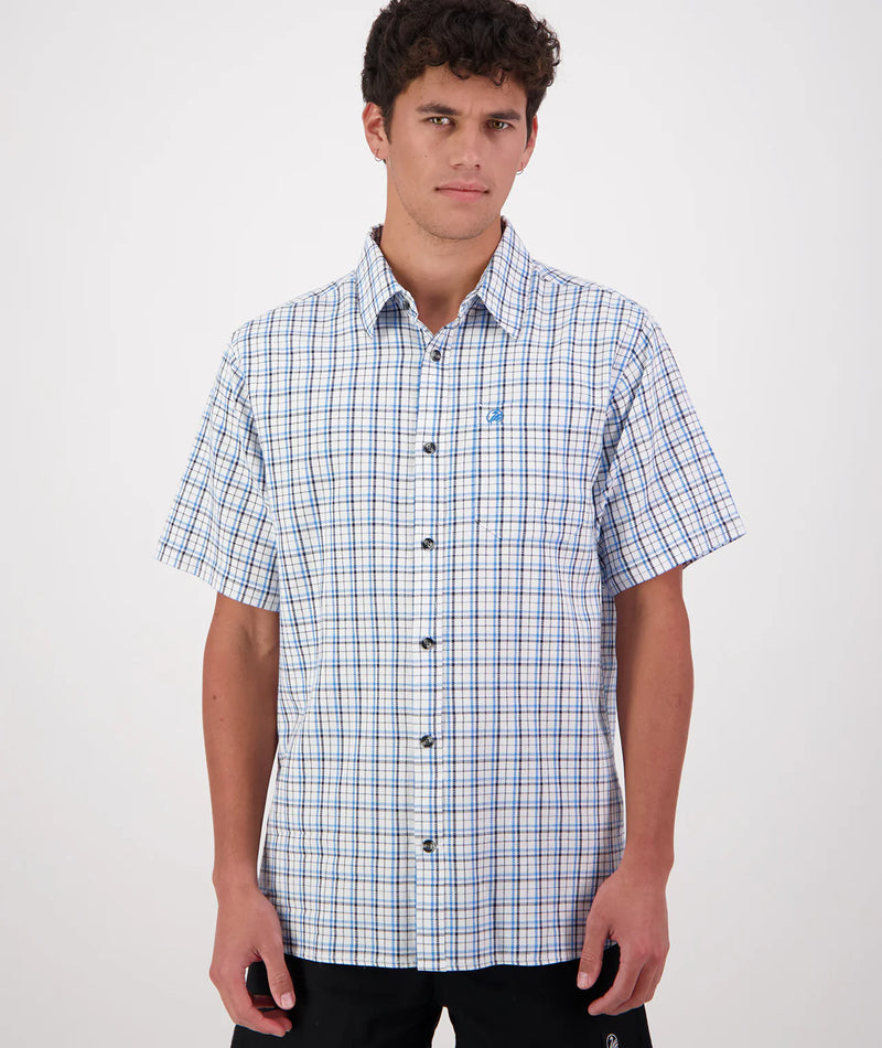 Men's Swanndri Russell Shirt in Nautical Check