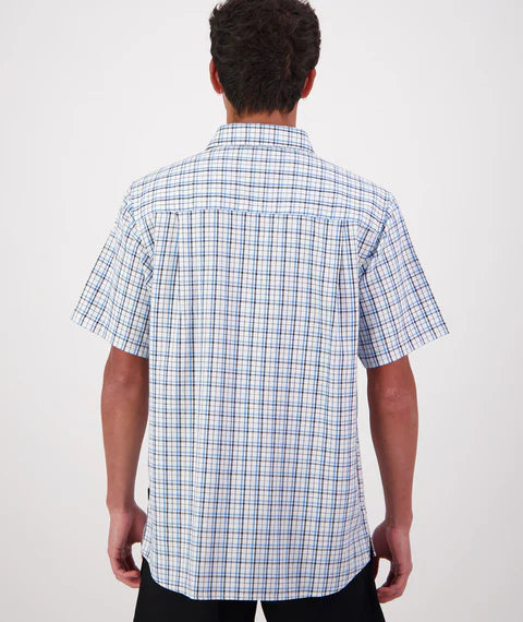 Men's Swanndri Russell Shirt in Nautical Check