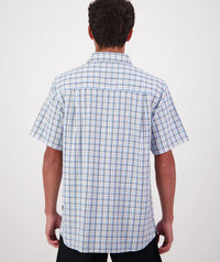 Men's Swanndri Russell Shirt in Nautical Check