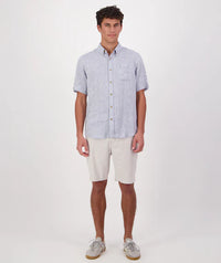 Men's Swanndri Humber Shirt in Summer Blue