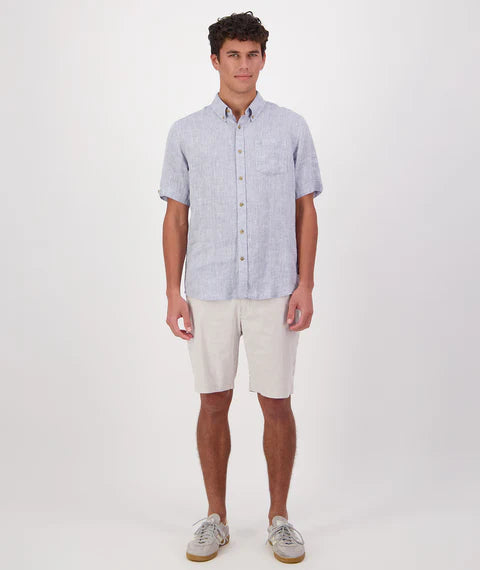 Men's Swanndri Humber Shirt in Summer Blue