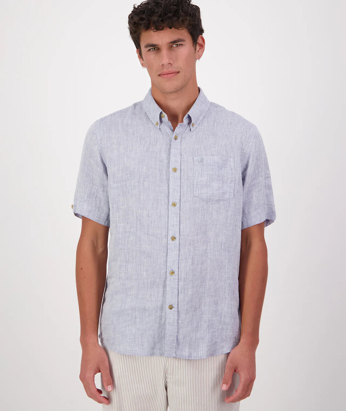 Men's Swanndri Humber Shirt in Summer Blue