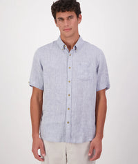 Men's Swanndri Humber Shirt in Summer Blue
