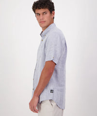 Men's Swanndri Humber Shirt in Summer Blue