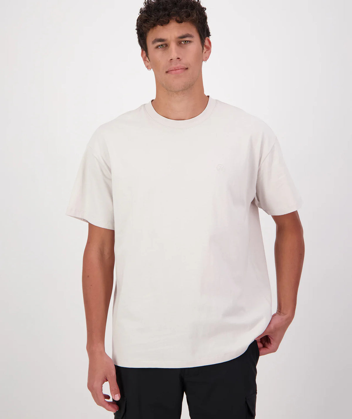 Swanndri Men's Fundamentals T-Shirt in Platinum