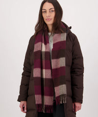 The Unisex Wool Scarfie in Florence Check