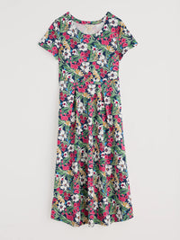 Veronica Dress Garden Flowers Night