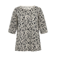 Mansted Sun Posy Party Print Swing in Navy