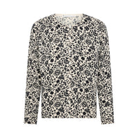Mansted Sunrise Posy Party Cardigan in Black