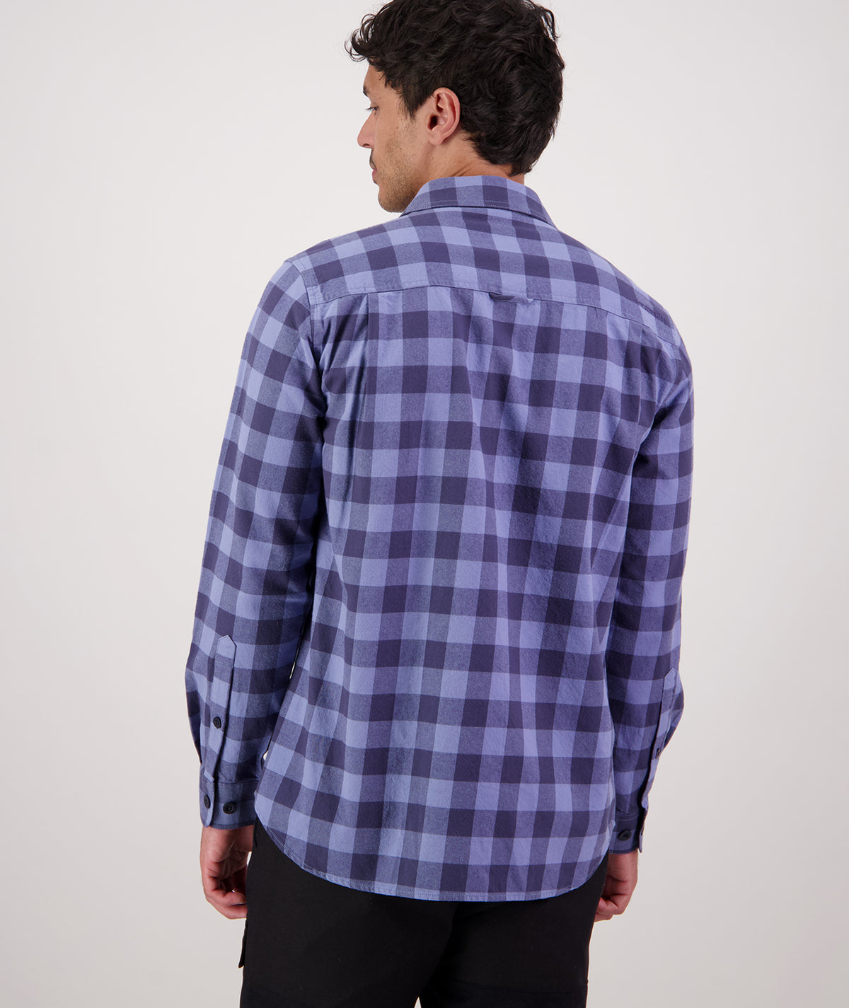 Taranaki Tailor LS Shirt in Bluebird/Mood Indigo