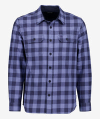 Taranaki Tailor LS Shirt in Bluebird/Mood Indigo