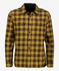 Taranaki Tailor LS Shirt in Espresso/Cashew