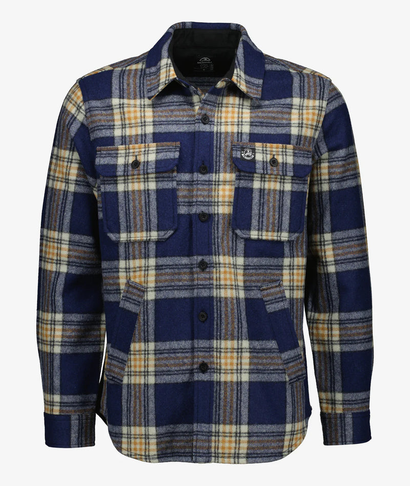 Swanndri Kiaraki v3 Shacket in Atlantic Check