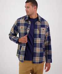 Swanndri Kiaraki v3 Shacket in Atlantic Check