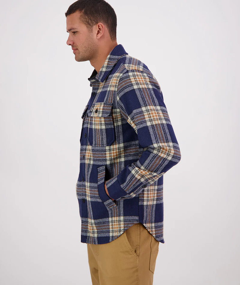 Swanndri Kiaraki v3 Shacket in Atlantic Check