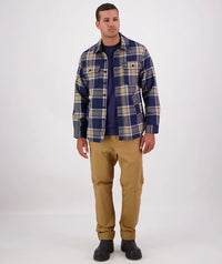 Swanndri Kiaraki v3 Shacket in Atlantic Check