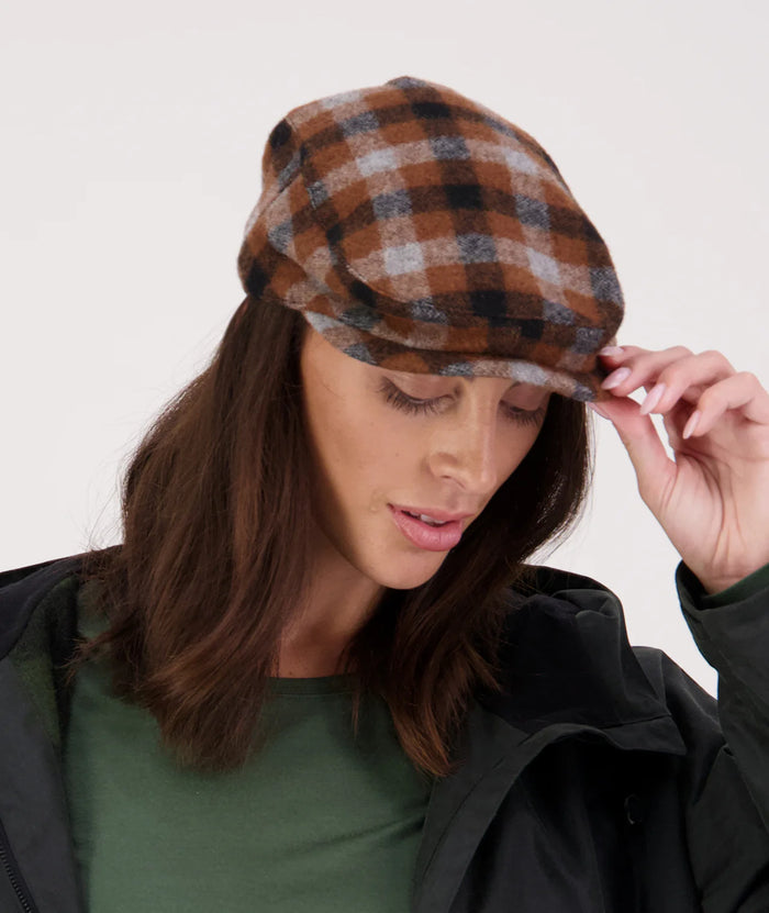 The Bristol Flat Cap in Teddington Check