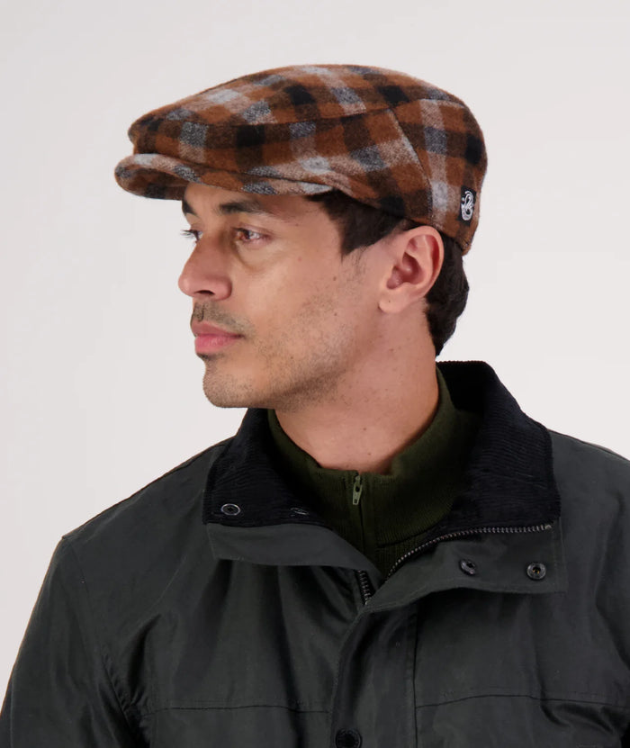 The Bristol Flat Cap in Teddington Check